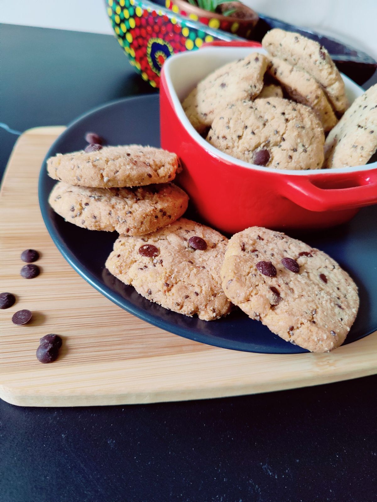 Almond Choco Chips Biscuits