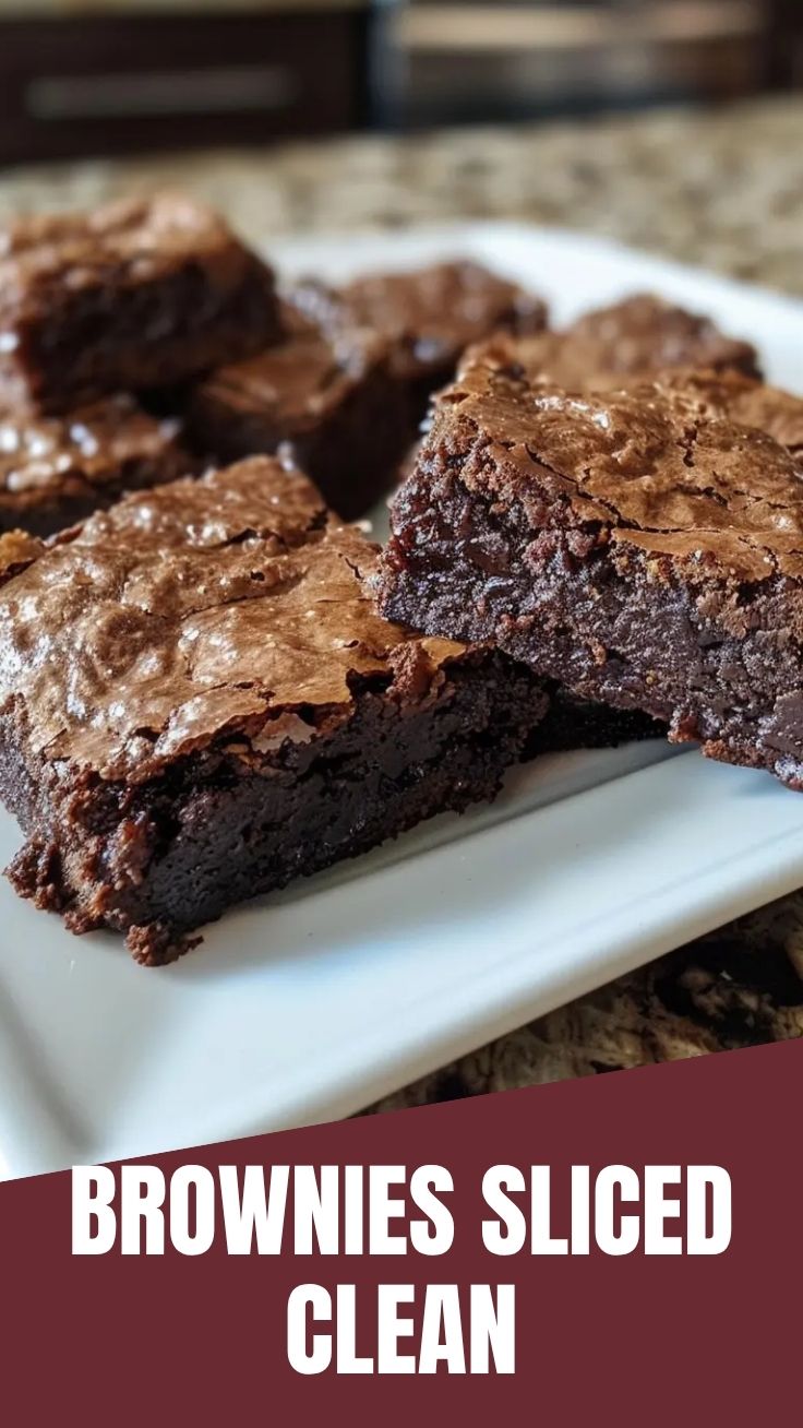 A stack of delicious brownies with a rich, dark chocolate color.