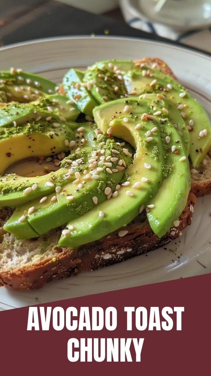 A close-up of beautifully plated avocado toast with seasonings