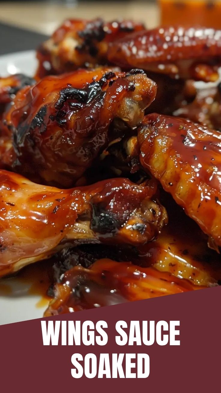 A platter of juicy BBQ chicken wings, perfectly grilled and sauced.