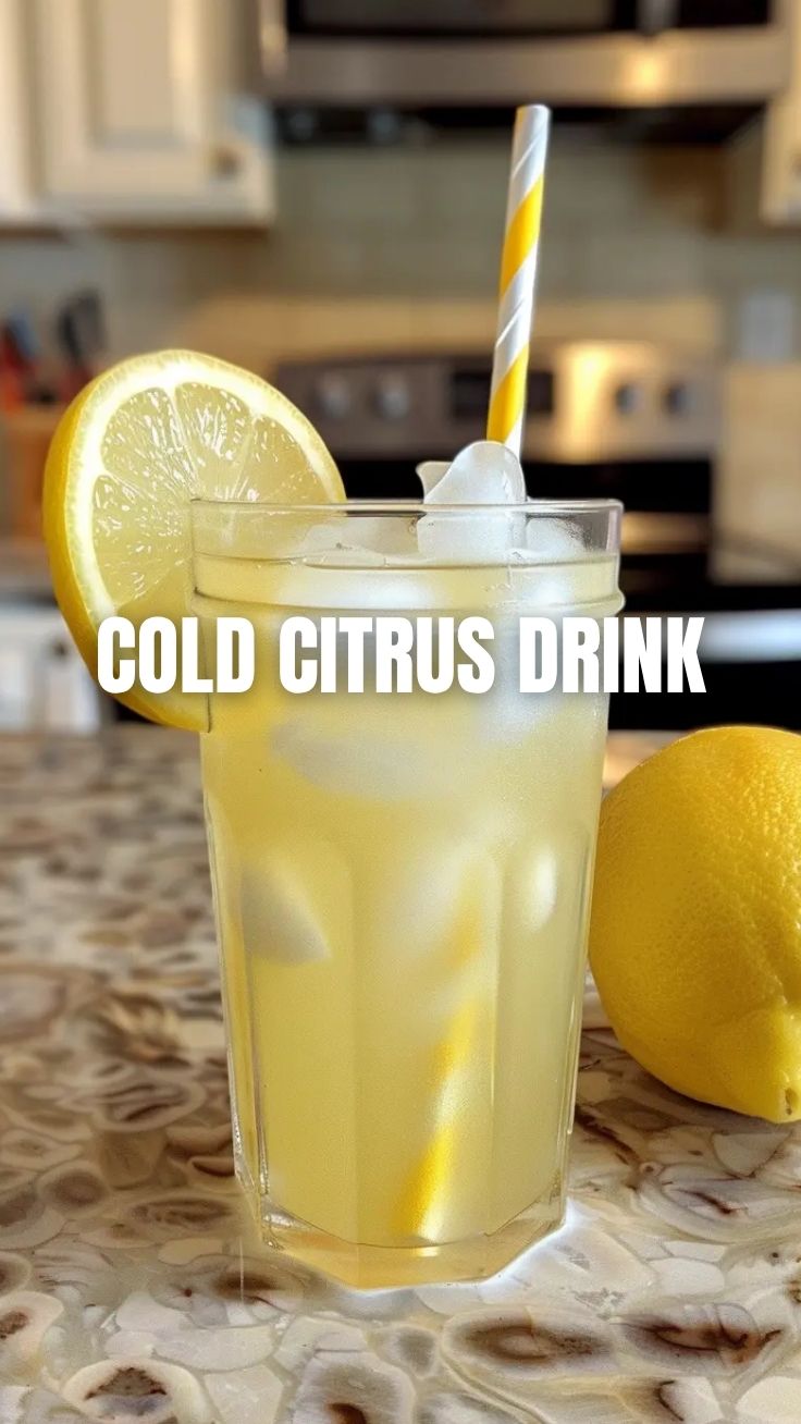 A glass of classic homemade lemonade with fresh lemon slices and ice cubes