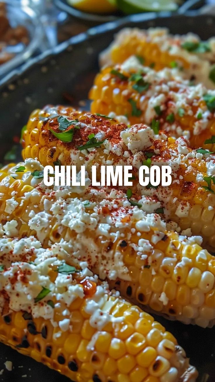 Grilled corn on the cob, also known as Elote, with a light char and sprinkled with seasoning