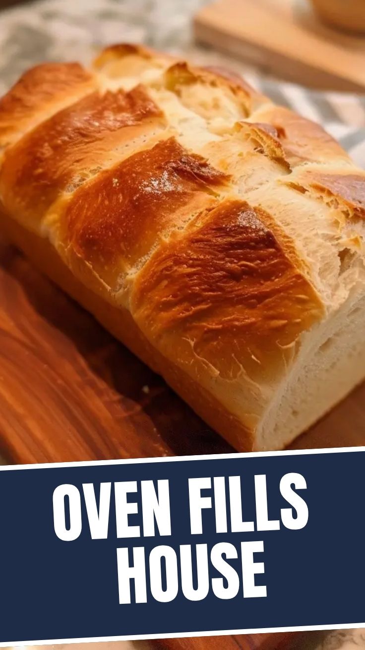 A freshly baked loaf of homemade white bread on a cooling rack.