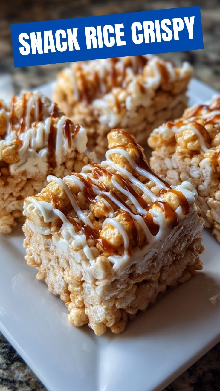 Golden marshmallow cereal bars cooling on parchment paper