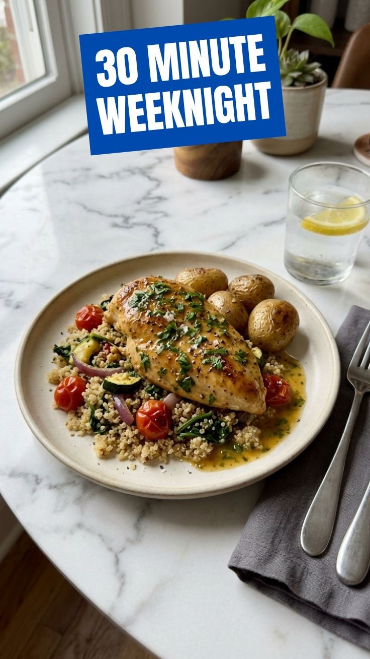 Quick and easy 30-minute weeknight dinner casserole