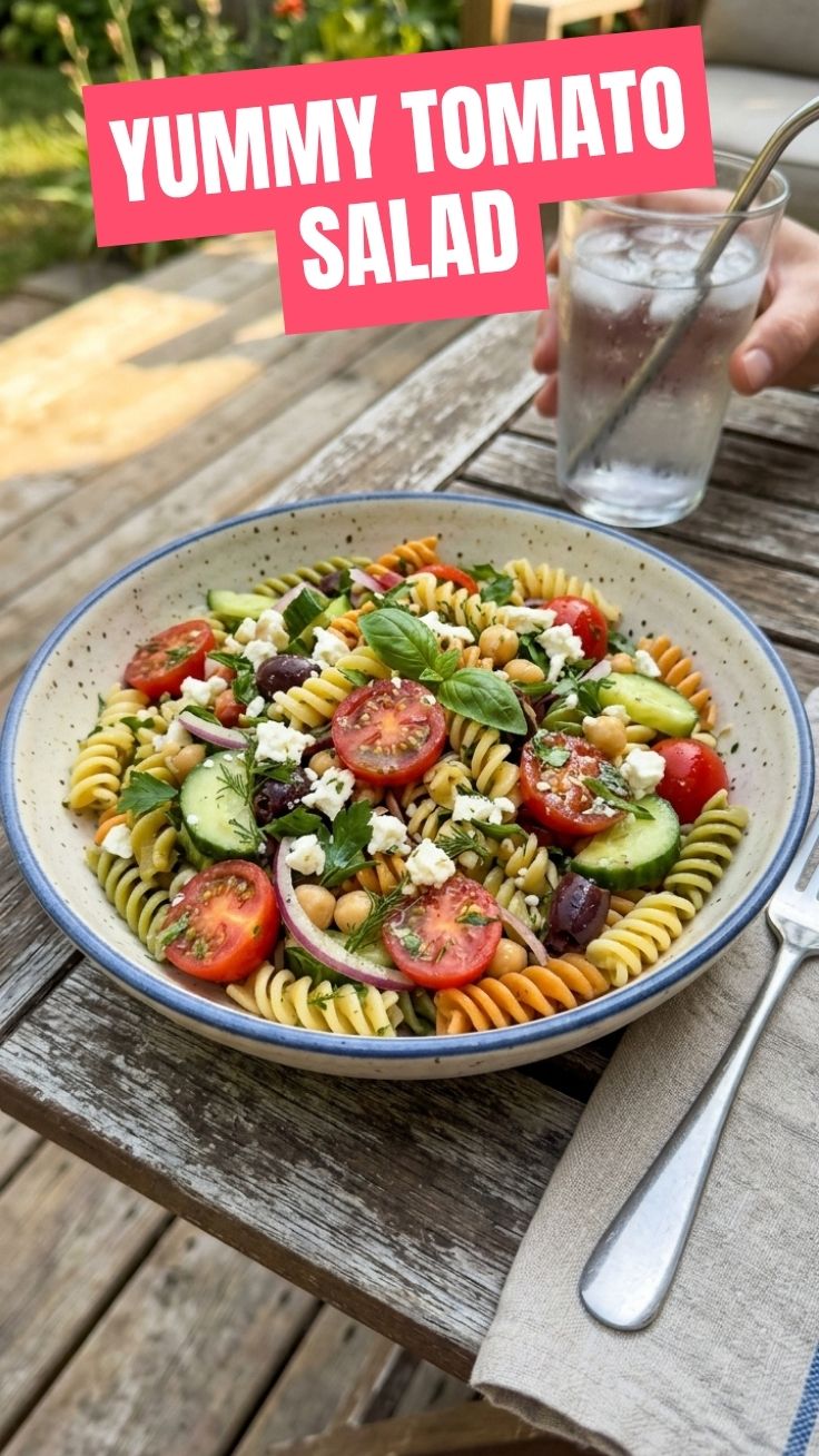 A fresh healthy cucumber tomato salad in a bowl, ready to serve