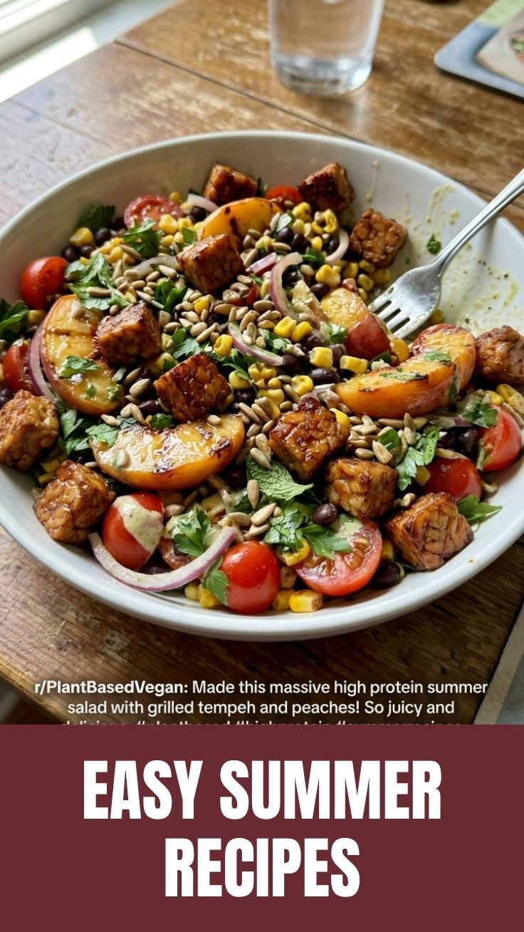 High protein plant based summer recipes assembly line