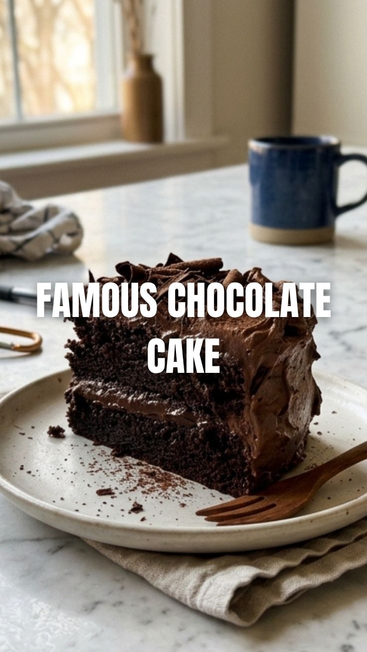 A delectable chocolate cake adorned with rich frosting and sprinkles.