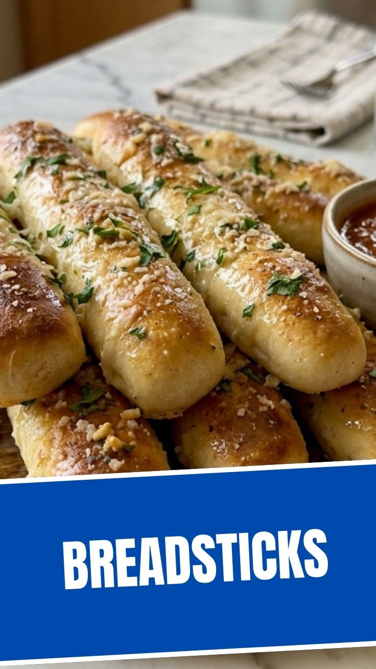 A pile of crispy, golden-brown breadsticks ready to eat